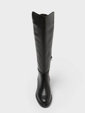 Women's Hope Tall Boots - A New Day™ Black 7: Over the Knee, Block Heel, Zipper